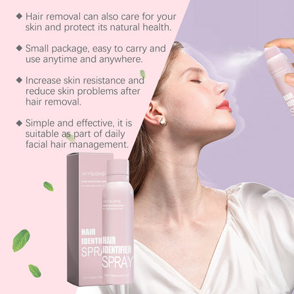 Jaysuing Facial Hair Removal Spray, Easily Softens Hair Facial Cleansing and Gentle Hair Removal Spray