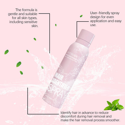 Jaysuing Facial Hair Removal Spray, Easily Softens Hair Facial Cleansing and Gentle Hair Removal Spray