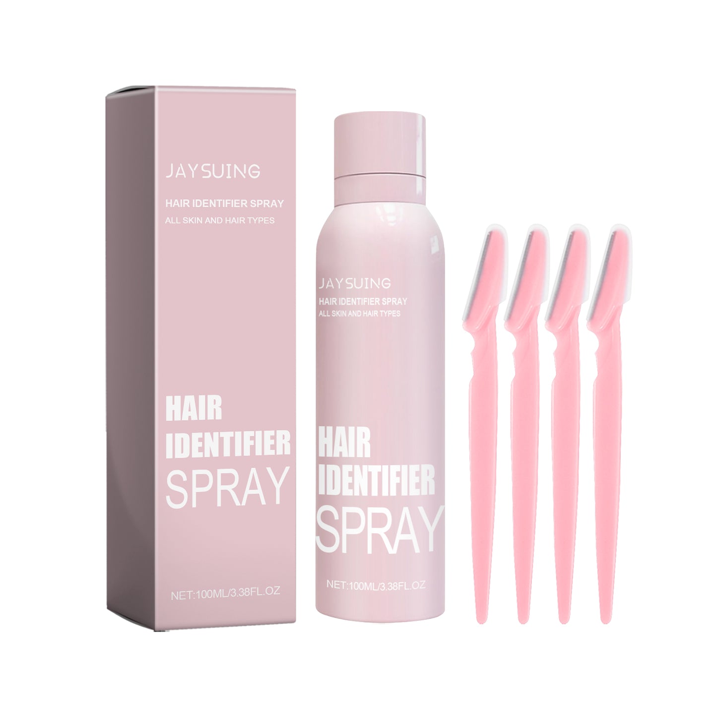 Jaysuing Facial Hair Removal Spray, Easily Softens Hair Facial Cleansing and Gentle Hair Removal Spray